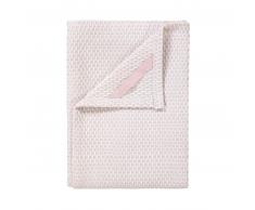 blomus RIDGE Geschirrtücher 2er Set - lily white/rose dust - 2 Stück je 50x70 cm
