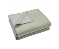 Zoeppritz Soft-Fleece Decke - milky green - 160x200 cm
