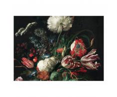 KEK Amsterdam Golden Age Flowers I Fototapete - schwarz - 389,6 x 280 cm (= 8 Bahnen)