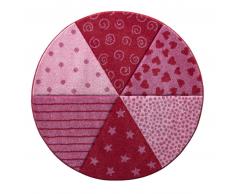 sigikid Canon Kinderteppich - rot - 120x120 cm