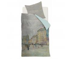 Beddinghouse x Van Gogh Museum Boulevard Bettwäsche - grau - 135x200 / 80x80 cm