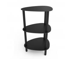 Lind DNA Curve Lounge Double Bull Tisch - black 1 - 71,5x37x44 cm