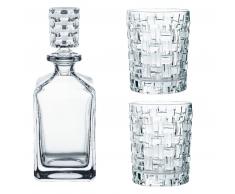 Nachtmann Bossa Nova Whisky-Set 3-tlg - kristall - Dekanter (750 ml) + 2 Gläser (330 ml)