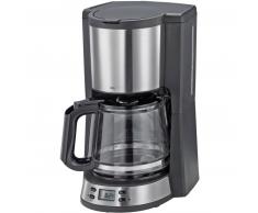 Cilio CLASSIC Kaffeemaschine - edelstahl / schwarz - 20 x 21 x 34 cm - 1,5 Liter