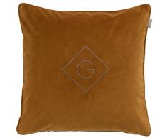 GANT Velvet G Kissenhülle - suede brown - 50x50 cm