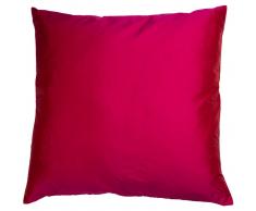 Linum SILK Kissenhülle - Fuchsia red D35 - 50x50 cm