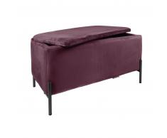 Leitmotiv Snog Sitzbank XL - dark purple - 90x45x45 cm