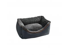 HUNTER Bergamo Hundesofa - anthrazit - Außen: 80x60 cm, Innen: 70x50 cm