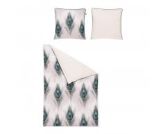 Irisette SOL-K MAKO-SATIN Bettwäsche-Set - smaragd - 140x200 / 70x90 cm (AT)