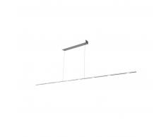 Sompex Mary LED Pendelleuchte 8-flammig - Metall verchromt - Höhe 150 cm - Länge 147 cm