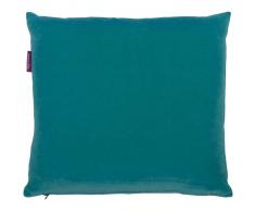 farbenfreunde Interieur Kissenhülle aus Nicky-Stoff - smaragd - 50x50 cm