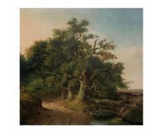 KEK Amsterdam Golden Age Landscapes Fototapete - grau - 292,2 x 280 cm (= 6 Bahnen)