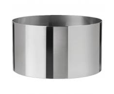 stelton AJ Salatschüssel designed by Arne Jacobsen - Stahl poliert - 25 x 25 cm - H 14 cm
