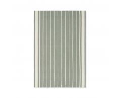 Lexington Striped Linen/Cotton Geschirrtuch - green/white - 50x70 cm