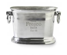 Rivièra Maison Vino Fresco Weinkühler - silberfarben - 39x20x25 cm