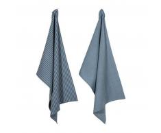 pad FIORA vs LEDA Geschirrtuch 2er-Set - blue - 50x70 cm
