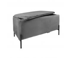 Leitmotiv Snog Sitzbank XL - dark grey - 90x45x45 cm