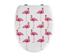 Zurbrüggen Premium WC-Sitz Flamingo,Duroplast,multicolour