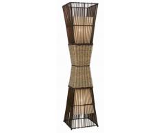 Nino Leuchten Stehleuchte 2-flg. Bamboo,Holz,braun