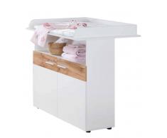 MyBaby Wickelkommode SUMMER,Holznachbildung,Weiß