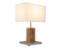 Nino Leuchten LED Tischleuchte GUMP,Holz,eiche