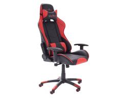 MC Racing Bürostuhl,PVC,rot/ schwarz