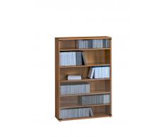 Cantus CD/DVD-Regal MEDIENREGALE,Holznachbildung,kernbuche