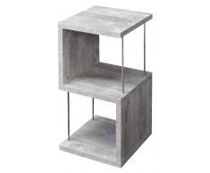 Z2 Standregal RIFF,Holznachbildung,beton