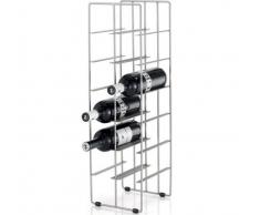 blomus Weinregal für 12 Flaschen PILARE,Edelstahl,silber