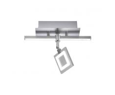 Paul Neuhaus Wandleuchte Milan,Eisen,silber