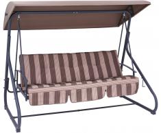 Ambia Hollywoodschaukel NICOLE,Stahl,schwarz