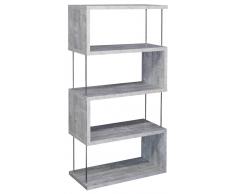 Z2 Standregal RIFF,Holznachbildung,beton