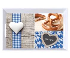 Homeware Serviertablett, Bayrisch KESPER,Melamin,Motiv