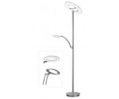 B-Leuchten LED-Stehleuchte OSLO GI,Nickel matt,chrom