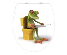 Zurbrüggen WC-Sitz Hochglanz Frog News,Duroplast,multicolour