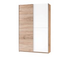 Z2 Schwebetürenschrank 2-türig HEIMO,Kunststoff,eiche