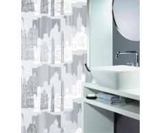 Spirella Duschvorhang SKYLINE SILVER,Peva,silber