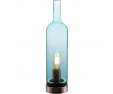 Nino Leuchten Tischleuchte BOTTLE,Metall,blau