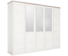 Hom´in Drehtürenschrank 5-türig CAMRON,MDF,Pinie