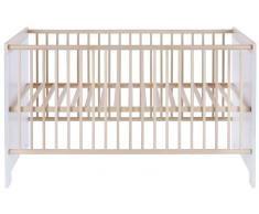 MyBaby Babybett ANTONIA,Holznachbildung,grau