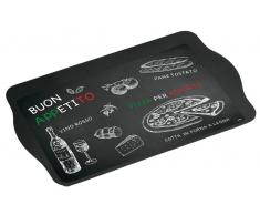 Homeware Serviertablett Kreidetafel KESPER,Melamin,Motiv