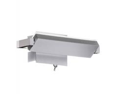 Fischer Leuchten Wandleuchte, mattnickel, Acryl PARE,Nickel matt,silber