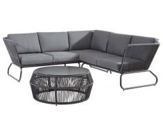 Amatio Lounge-Set FERRARA,Stoff,anthrazit
