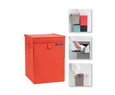 Brabantia Stapelbare rote Wäschebox WÄSCHEBOX,rot