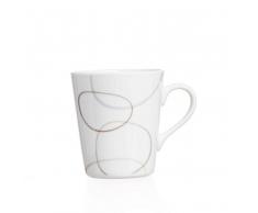 Ritzenhoff Kaffeebecher Alina Marron,Porzellan,braun