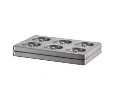 Kitchen Aid 2 Backformen f.je 6 Muffins ZUBEHÖR,Stahl,silber