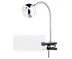 Trio Leuchten LED-Klemmspot Kunstst.chromfar,Kunststoff,chrom