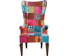 Karé Ohrensessel Patchwork Velvet,Viskose,bunt gemustert