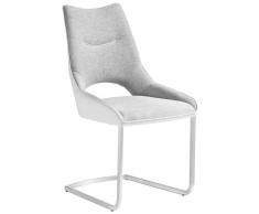 Novel Freischwinger ALDRINA 2,Kunstleder,grau