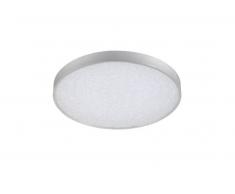 WOFI Leuchten Deckenleuchte Glam 1flg,Metall,silber